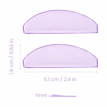 Silikonski jastučići za tehniku korejskog lash lifta Flat