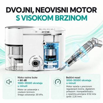 Profesionalni uređaj za pedikuru s filterom Podo Pro